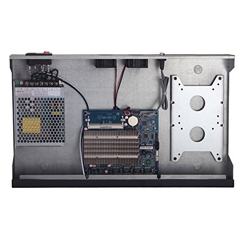 1U Rackmount Firewall Hardware, OPNsense, VPN, Network Security Appliance, Router PC, Intel Celeron J1900, RS18f, 4 x Gigabit LAN/2USB/VGA/2 x Reserved Fan, (2G RAM/32G SSD) 4