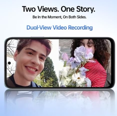 OPPO K14 5G Smartphone, Prism White, 6GB RAM, 128GB Storage, 7000 mAh Battery, 45W Fast Charge 6