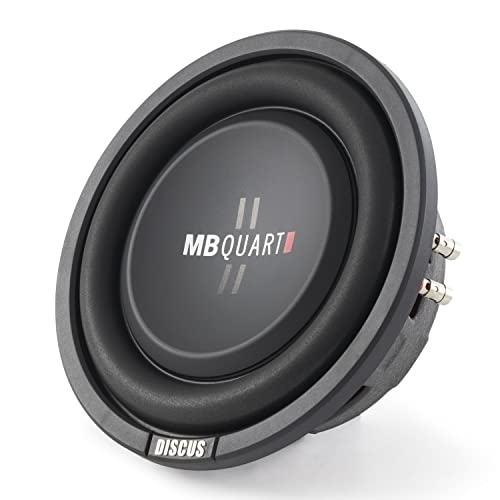 MB Quart 400 Watt Max 200 Watt RMS Shallow Subwoofer, Slim Car & Powersports Speaker, Discus 1