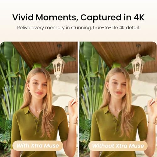 Xtra Muse, Vlogging Camera with 1'' CMOS & 4K/120fps Videos, Pocket Camera with 3-Axis Gimbal Stabilizer, Fast Focusing, Face/Object Tracking, Digital Video Camera for Photography, Digital Camera 2