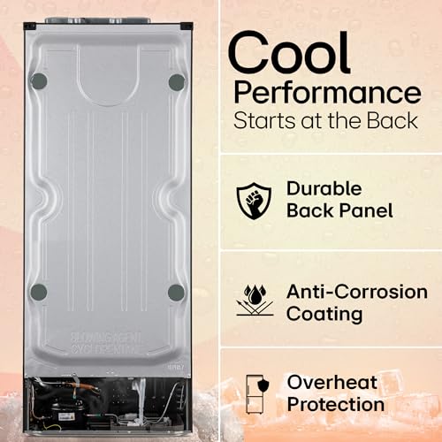 LG Smart Choice, 446 L, 1 Star, Convertible, Door Cooling+, Smart Inverter Compressor, Frost Free Double Door Refrigerator (GL-T502CESR, Ebony Sheen, Express Freeze & Multi Air Flow) 6