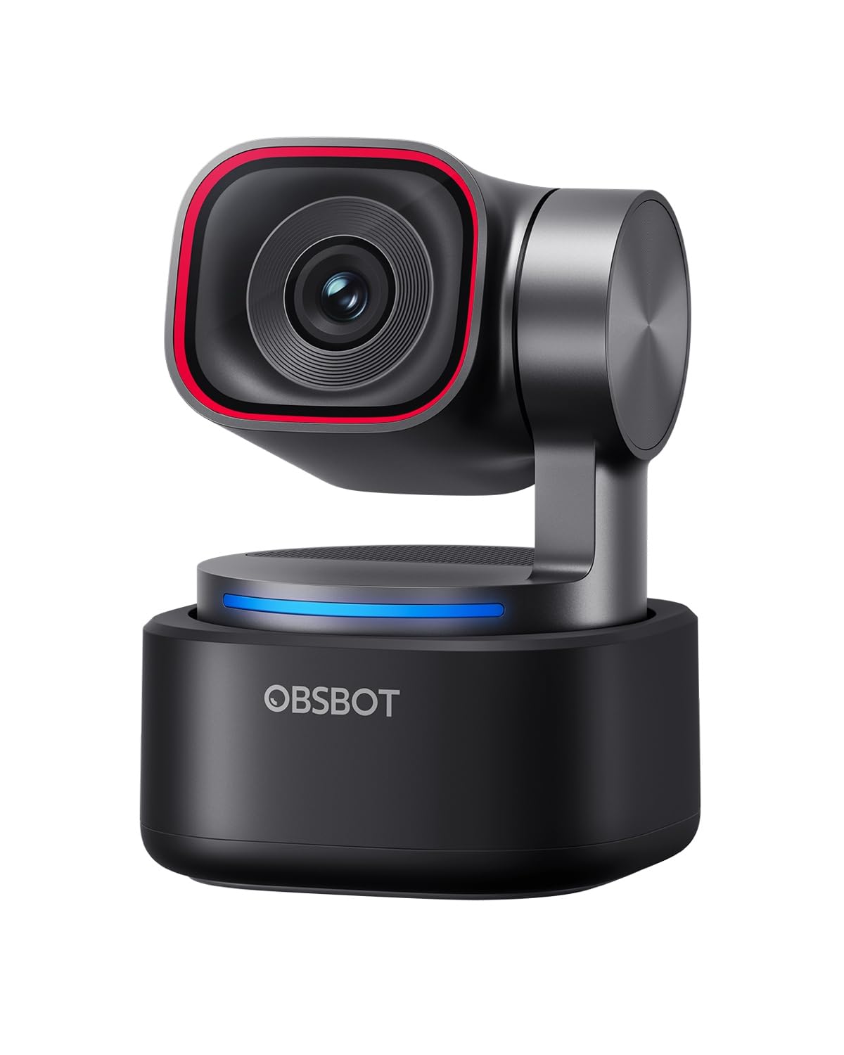OBSBOT Tiny 3 AI-Powered Spatial Audio 4K Webcam, AI Tracking PTZ Camera with 1/1.28" Sensor, Tri-Mic, Voice & Gesture Control, 120FPS, HDR, Web Cam for PC, Laptop, Streaming, Meeting, Switch 2, etc. 1