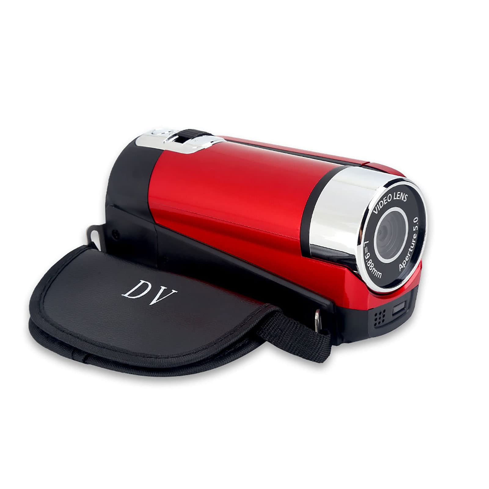 Digital Camcorder, Full HD 270° Rotation 1080P 16X High Definition Video DV Camera Professional Shooting Video Camera for Home Party Outdoor Picnic Camping(red, U.S. regulations) 6