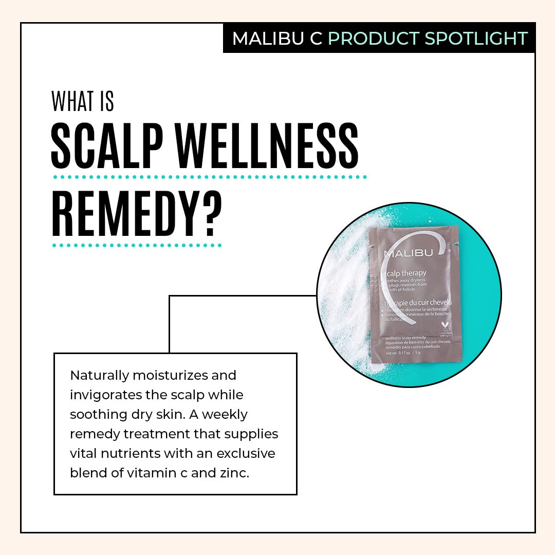 Malibu C Scalp Therapy Treatment, 1-5g packet 3