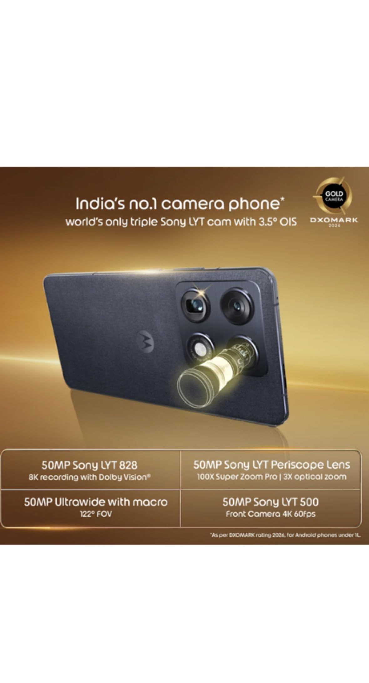 Motorola Signature (Pantone Carbon, 12GB RAM +256GB Storage) 3