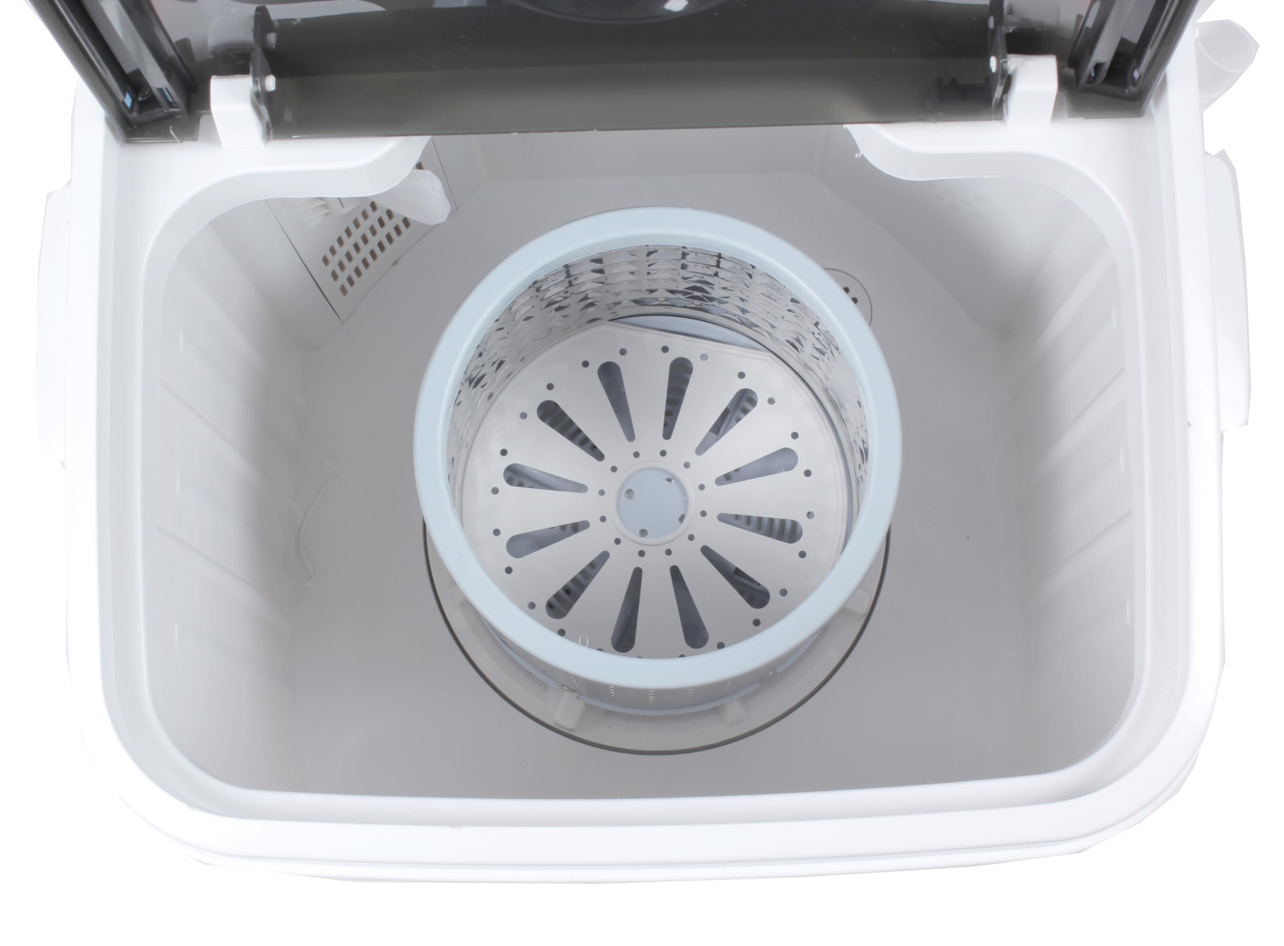 DMR Model DMR 46-1218 (W2Yr) Top Load Single Tub 4.6Kg Portable Mini Washing Machine with 2kg Steel Dryer Basket (Red) - With 2 years Free Spare Supply Warranty 5