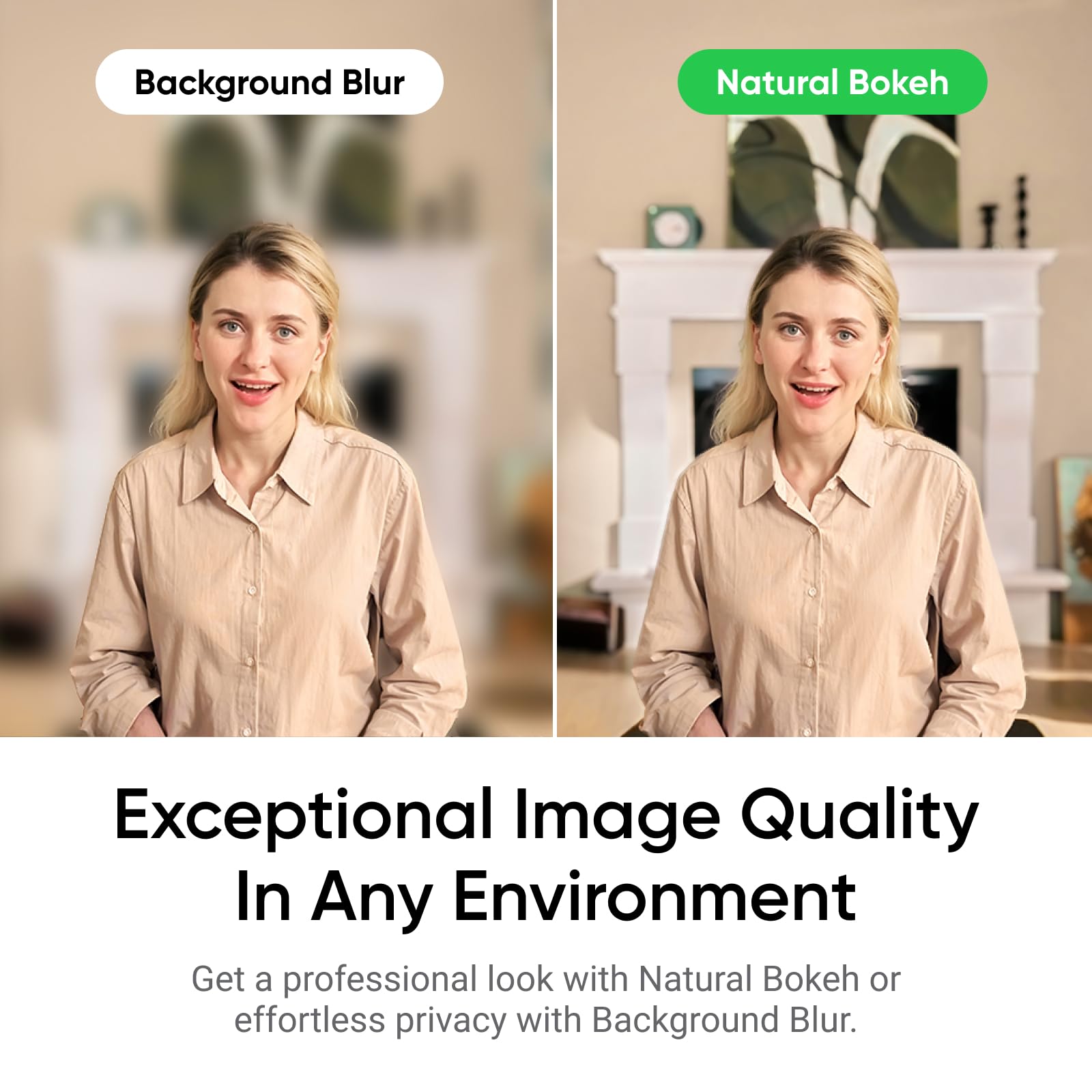 Insta360 Link 2 PTZ Dual Axis Gimbal AI-Powered 4K Webcam with 1/2" Sensor for Increased Detail, Pro Audio, Gesture Control, HDR, AI Tracking, Deskview and Streamer Mode - Built-in Privacy Protection 6