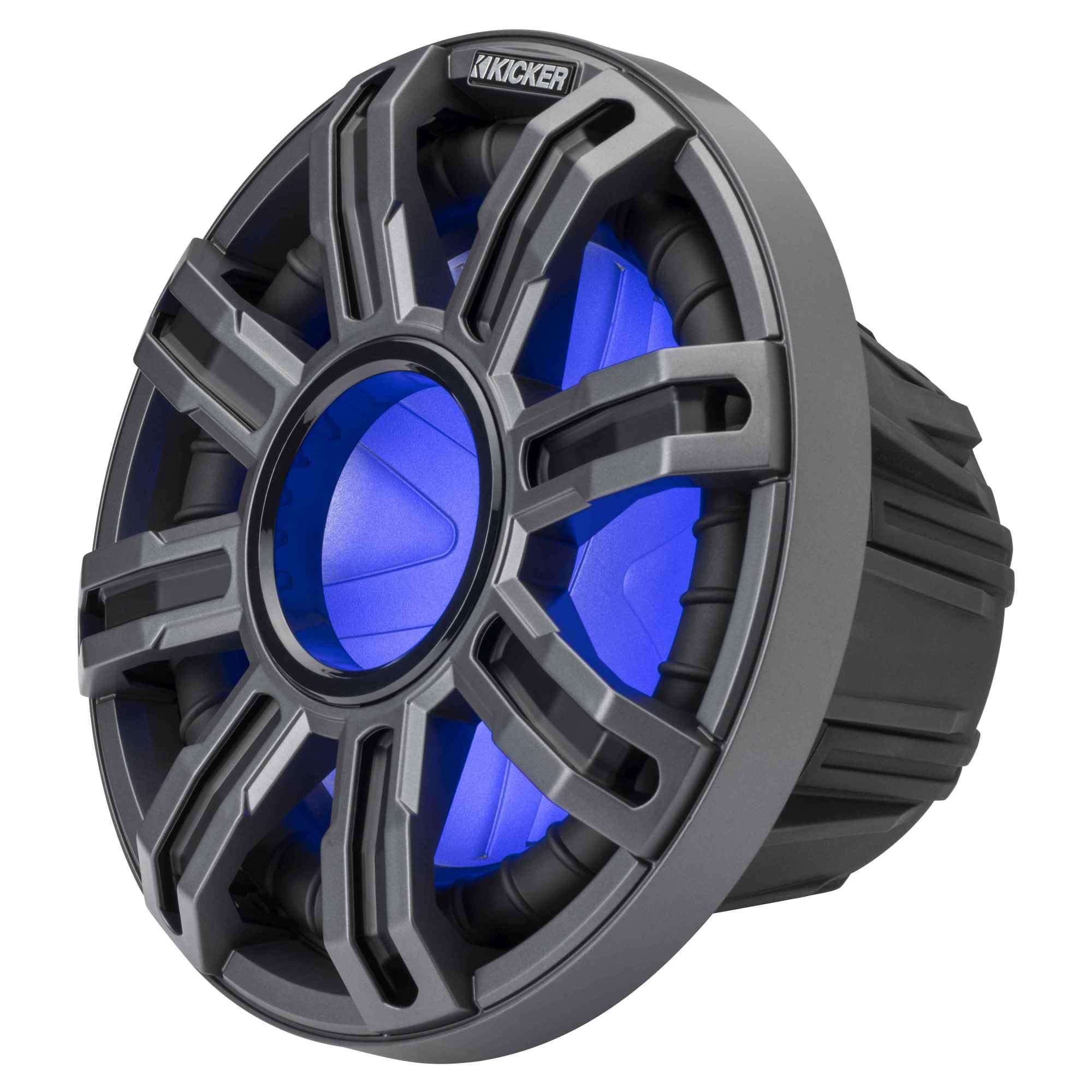 Kicker (2) 51MWF104 - MWF 10-Inch Premium Marine Subwoofer (Free-air) 4-ohm w/LED Remote 4