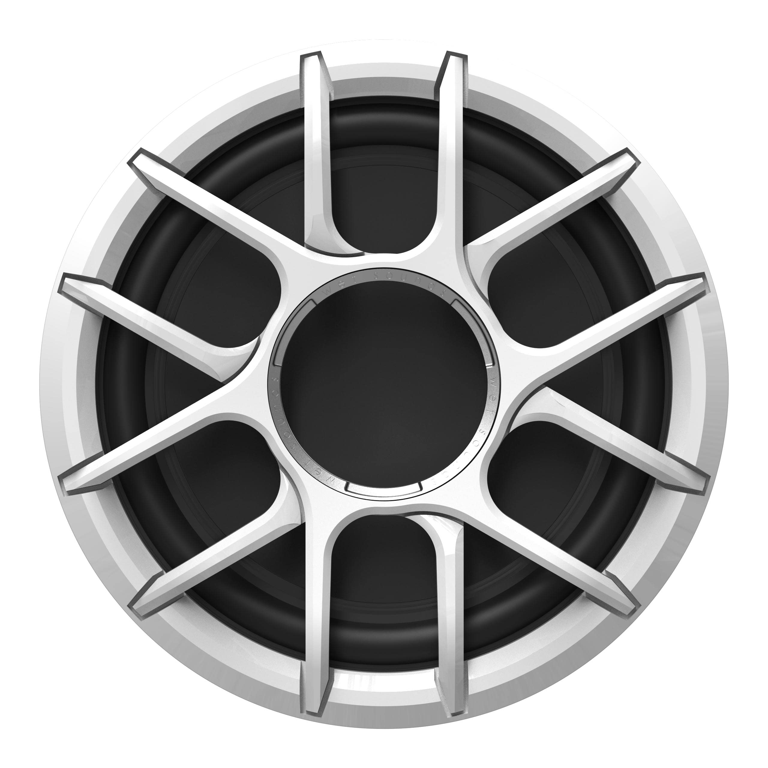 Wet Sounds Zero 12 SUB KIT-S4 - White, 4-Ohm 12" Zero Series Marine Subwoofer & Roto-Molded Loaded Subwoofer Enclosure 4