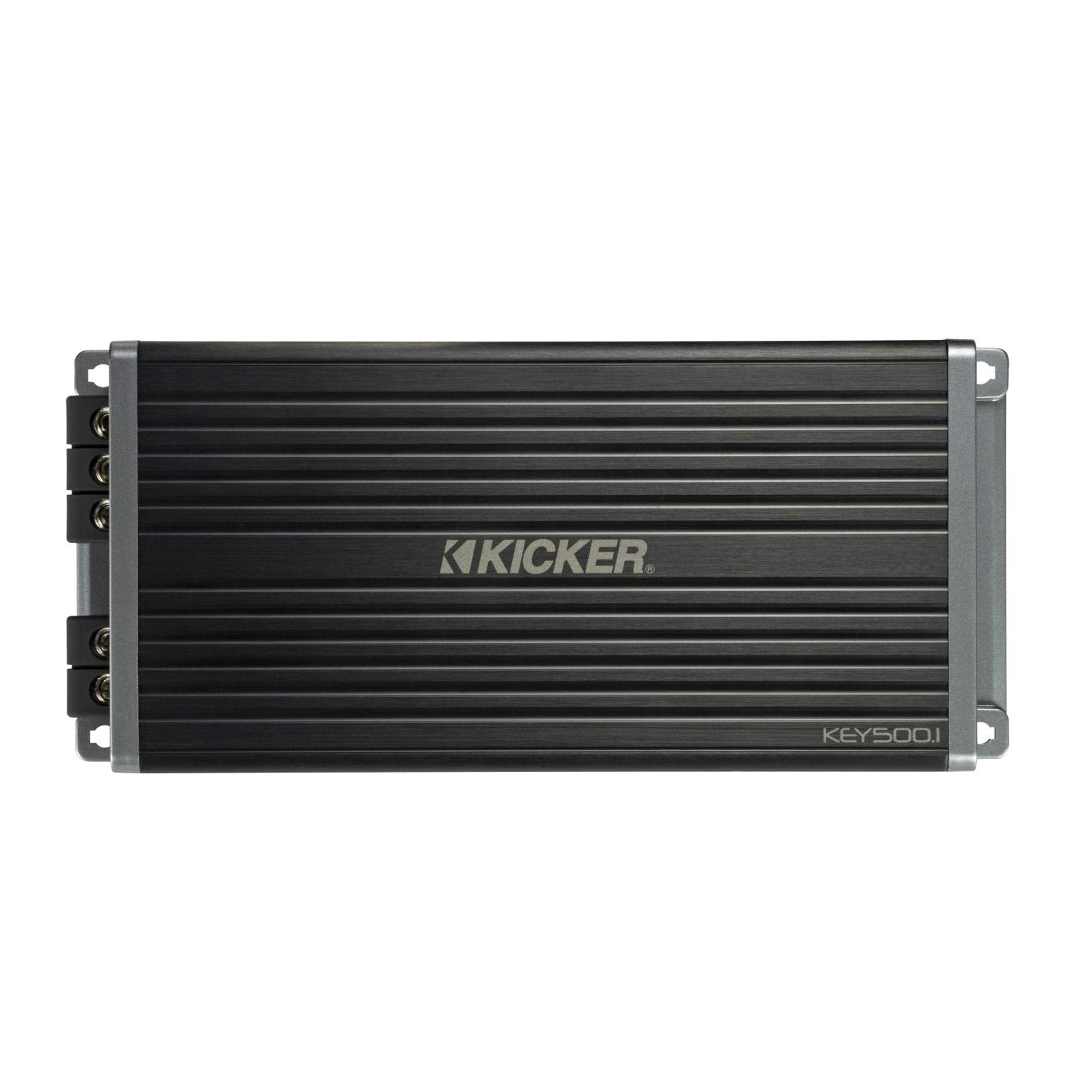Kicker (2) 48CWRT122 CompRT 12" Subwoofer, DVC, 2-ohm w/ 47Key5001 Amp & Speaker Wire Bundle 3