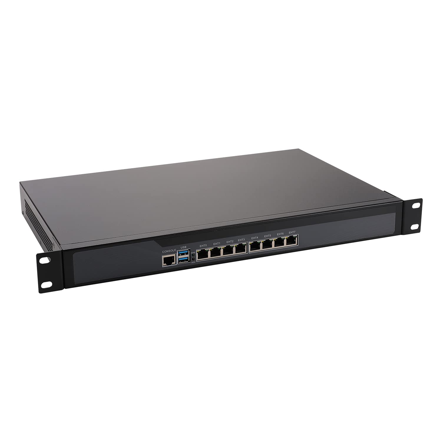 Firewall, VPN, 19 Inch 1U Rackmount, OPNsense, Network Appliance, Router PC, Intel Core I5 3320M, RS14, AES-NI/8 Intel LAN/2USB/COM/VGA/Fan, (8G RAM/128G SSD/1TB HDD)