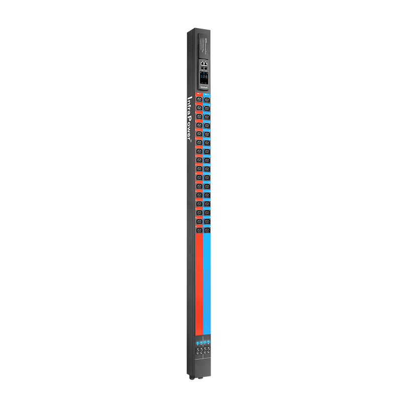 3.68kW Single Phase Dual Feed 16A/230V Monitored PDU, 32 x C13 Outlets, EN60309 Input Plug, 10ft Cord, 0U Vertical